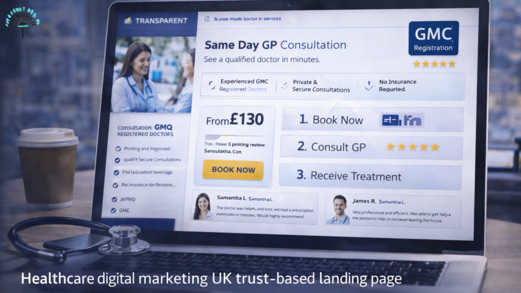 Regulated industry marketing UK Google Ads compliance example
