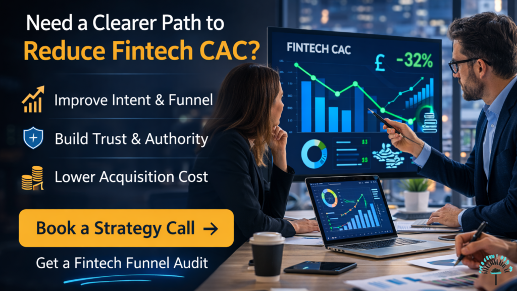 Reduce CAC fintech UK optimisation process