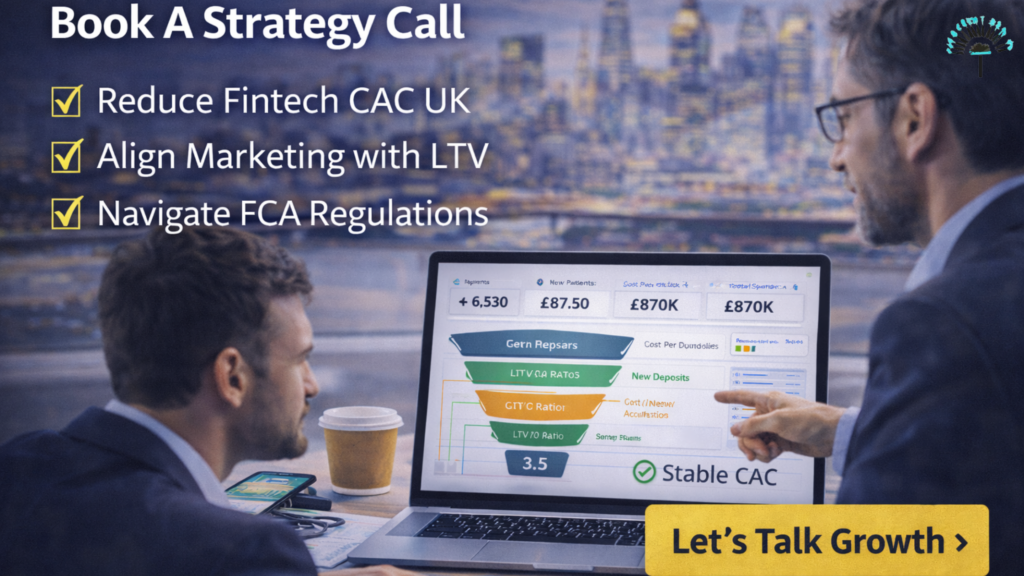 Startup marketing agency in London fintech growth planning