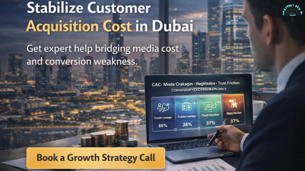 cta image ecommerce ads Dubai cost performance dashboard